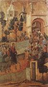Duccio di Buoninsegna Christ Entering Jerusalem oil painting on canvas